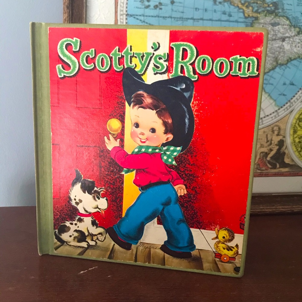 Vintage Children’s Book Scotty’s Room